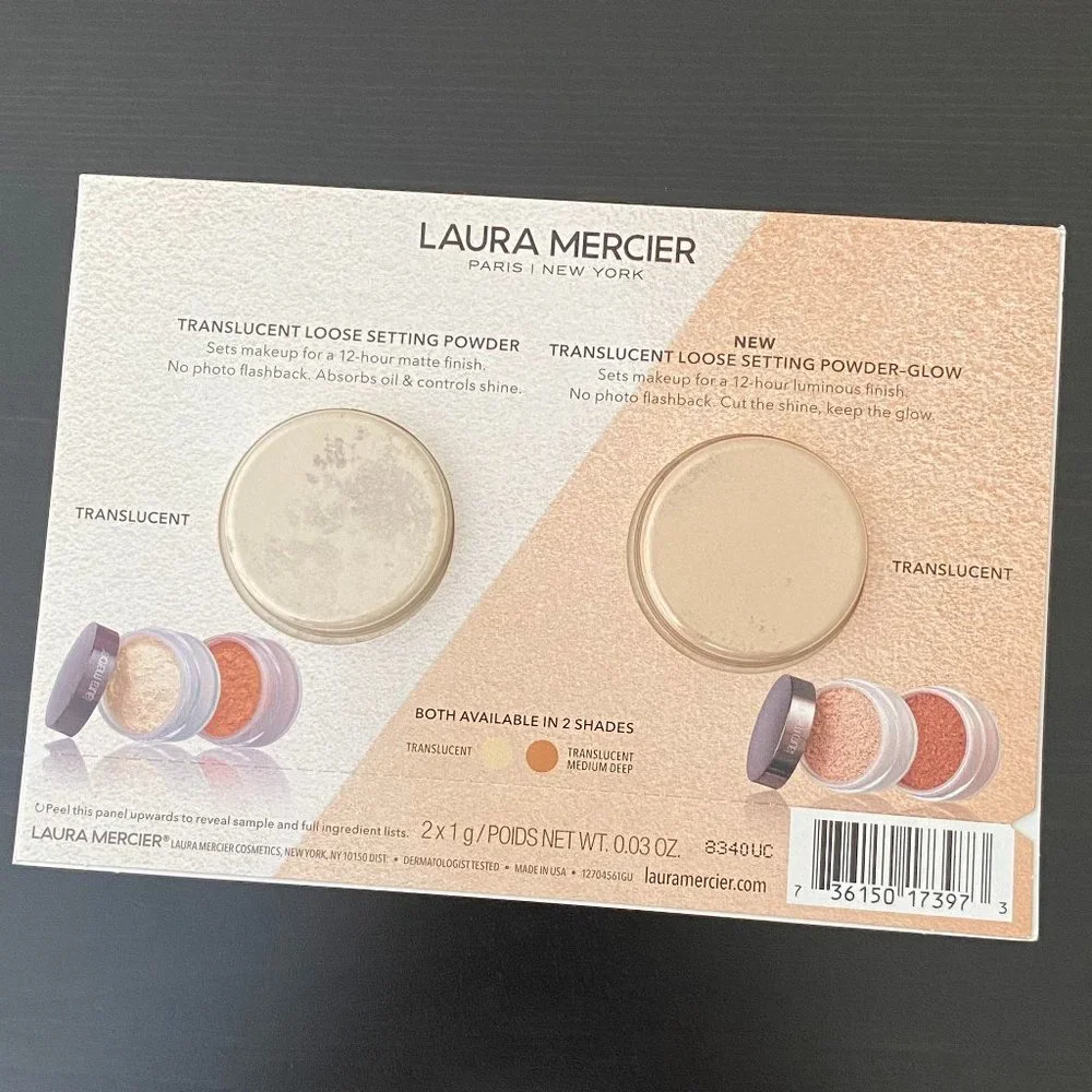 Laura Mercier Translucent Setting Powder duo (Matte finish & Glow finish)